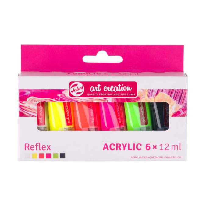 Zestaw farb akrylowych Talens Art Creation Reflex | 6 x 12ml