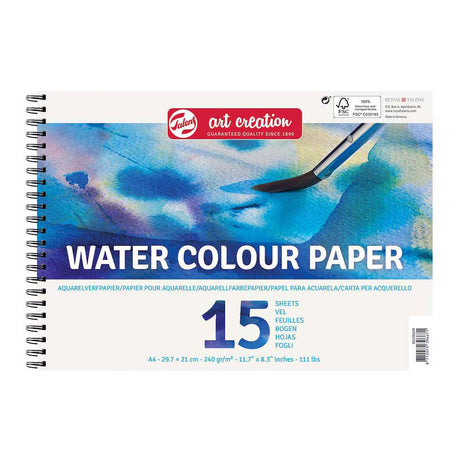 Papier do akwareli Talens Art Creation A4 250 g 15 arkuszy