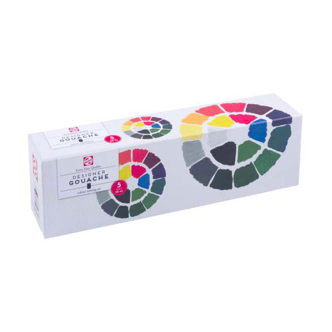 Zestaw gwaszów Talens Extra Fine, butelki 5x50ml