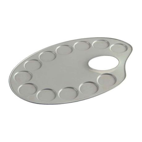 Paleta metalowa owalna Talens 12,6x18,5cm