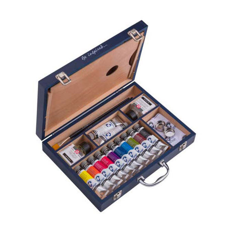 Pudełko startowe z farbą olejną Bruynzeel van Gogh XL, 12x40ml i akcesoria