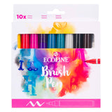 Zestaw pędzelków Bruynzeel Ecoline Galaxy, 10 kolorów