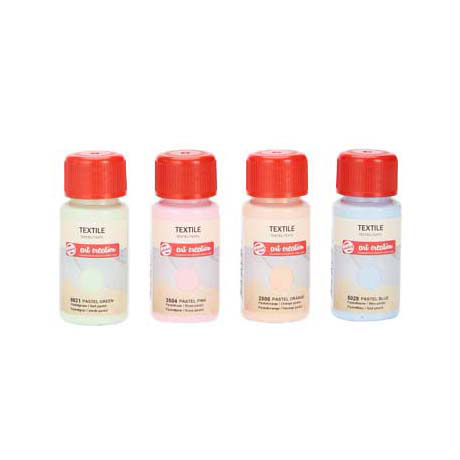 Talens art Creation farba tekstylna pastelowa 4x50ml
