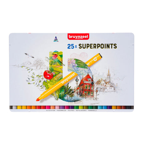 Flamastry Bruynzeel Super Point, 25 szt.