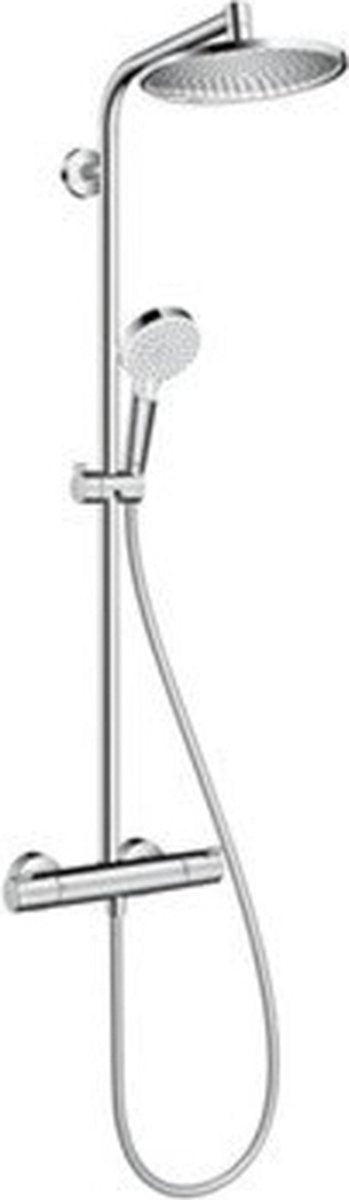 Hansgrohe crometta s - komplet prysznicowy - 240mm - funkcja 1 strumienia - chrom - z termostatem