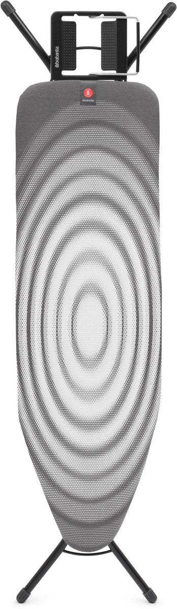 Deska do prasowania Brabantia b - na żelazko - 124 x 38 cm - tytanowy owal