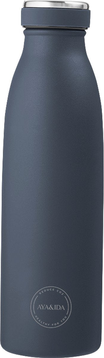 Aya ida - butelka do picia - termos - butelka na wodę - 500ml - granatowa