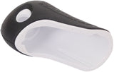 Gazelle uchwyt Cap Recht Basic 88 mm - Czarny z białymi rurociągami