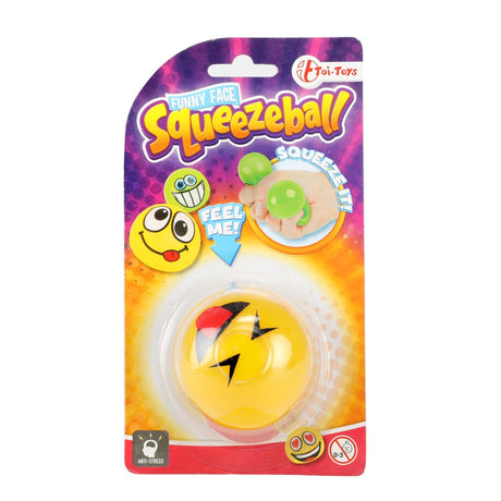 Toi-zabawki Toi zabawki zabawny emoji wyciskanej piłki na karcie