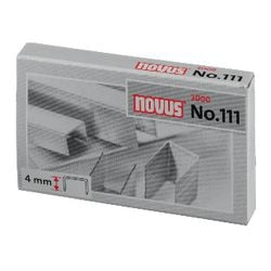 Zszywki novus srebrne nr. stal 111 2000 sztuk 15 arkuszy