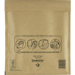 Koperty kieszonkowe zapieczętowane powietrze e 2 złote 220 mm x 260 mm