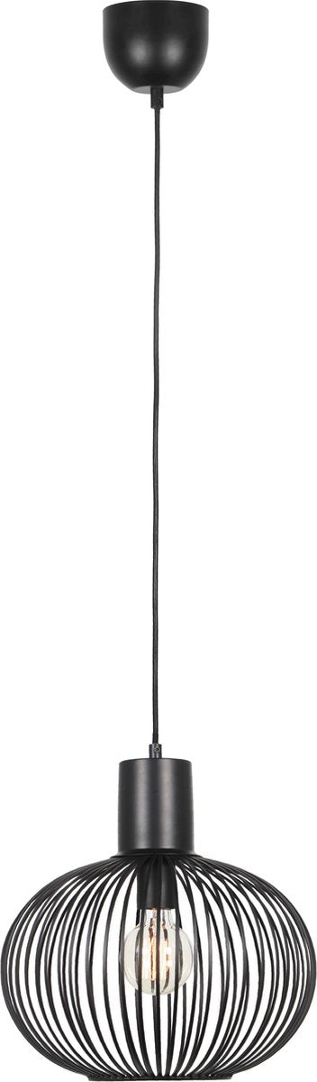 Trio gila – lampa wisząca – czarny mat – wył. 1x e27 4 szer. - gł.: 33cm - montaż sufitowy - regulacja wysokości