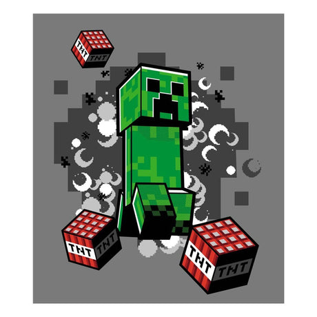 Koc flanelowy Minecraft 130x160 cm