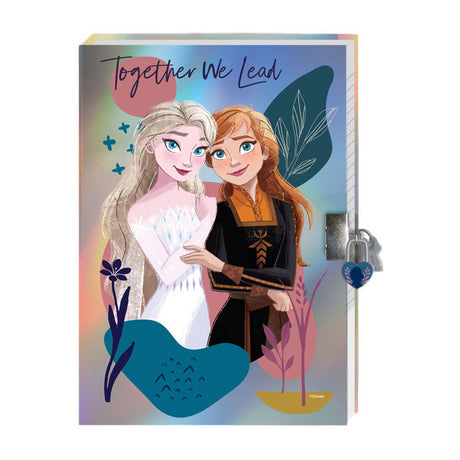 Pamiętnik Disney Kraina Lodu 2 z zamkiem, magicznymi długopisami i naklejkami