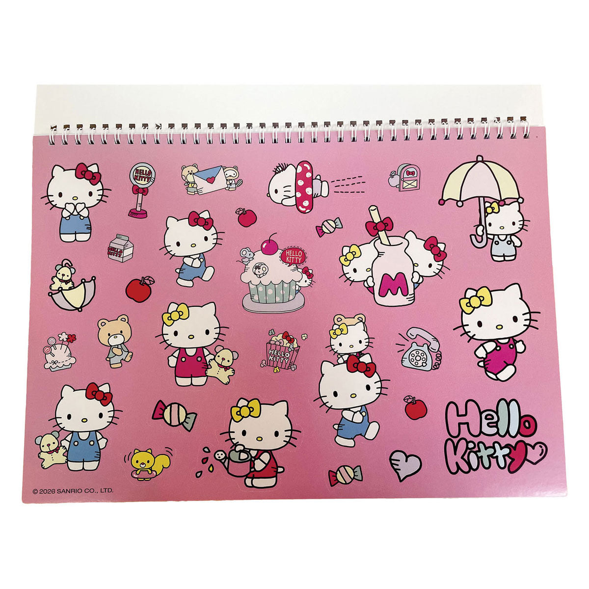 Ty hello kit schetsboek a4 spiraal - 40 vellen met stickers