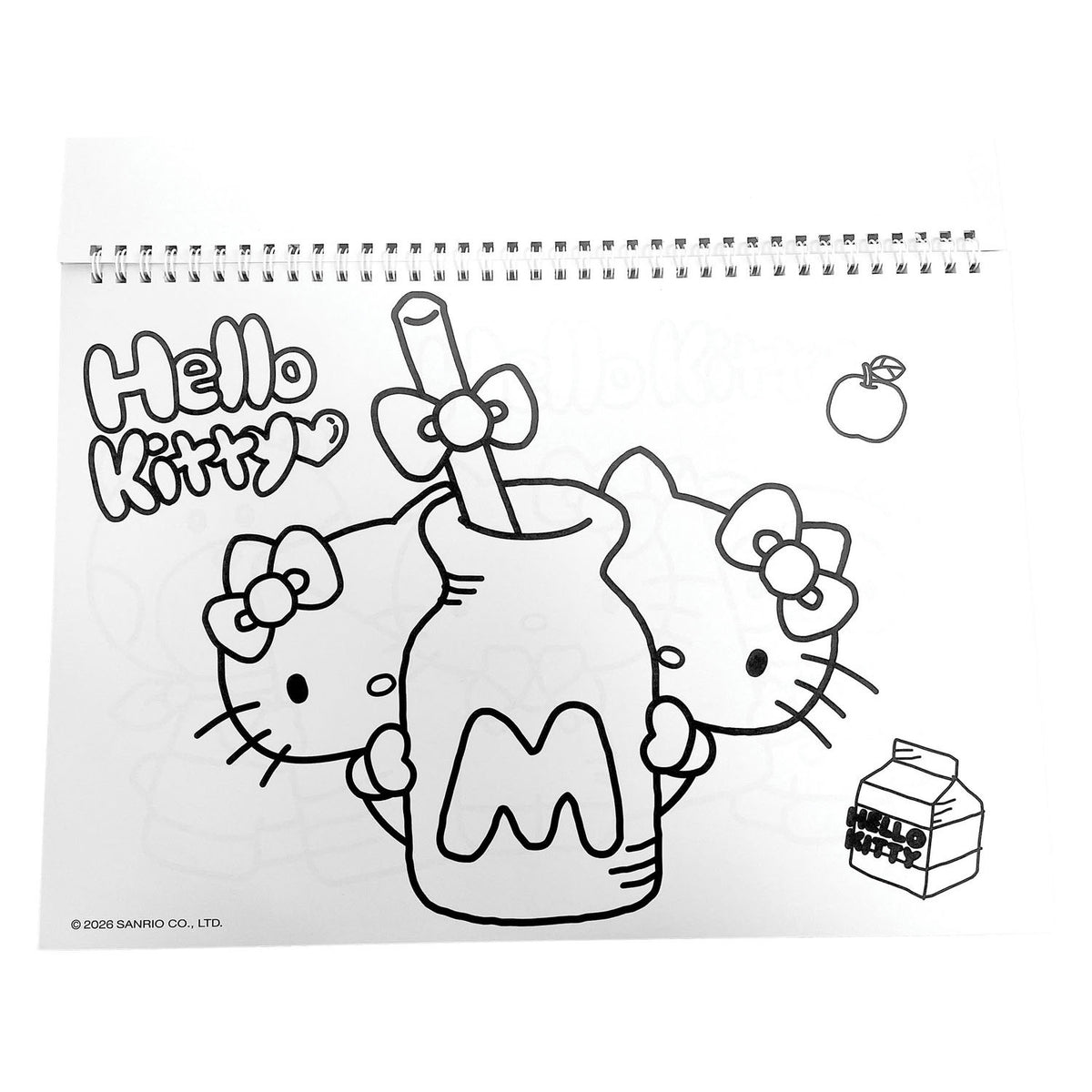 Ty hello kit schetsboek a4 spiraal - 40 vellen met stickers