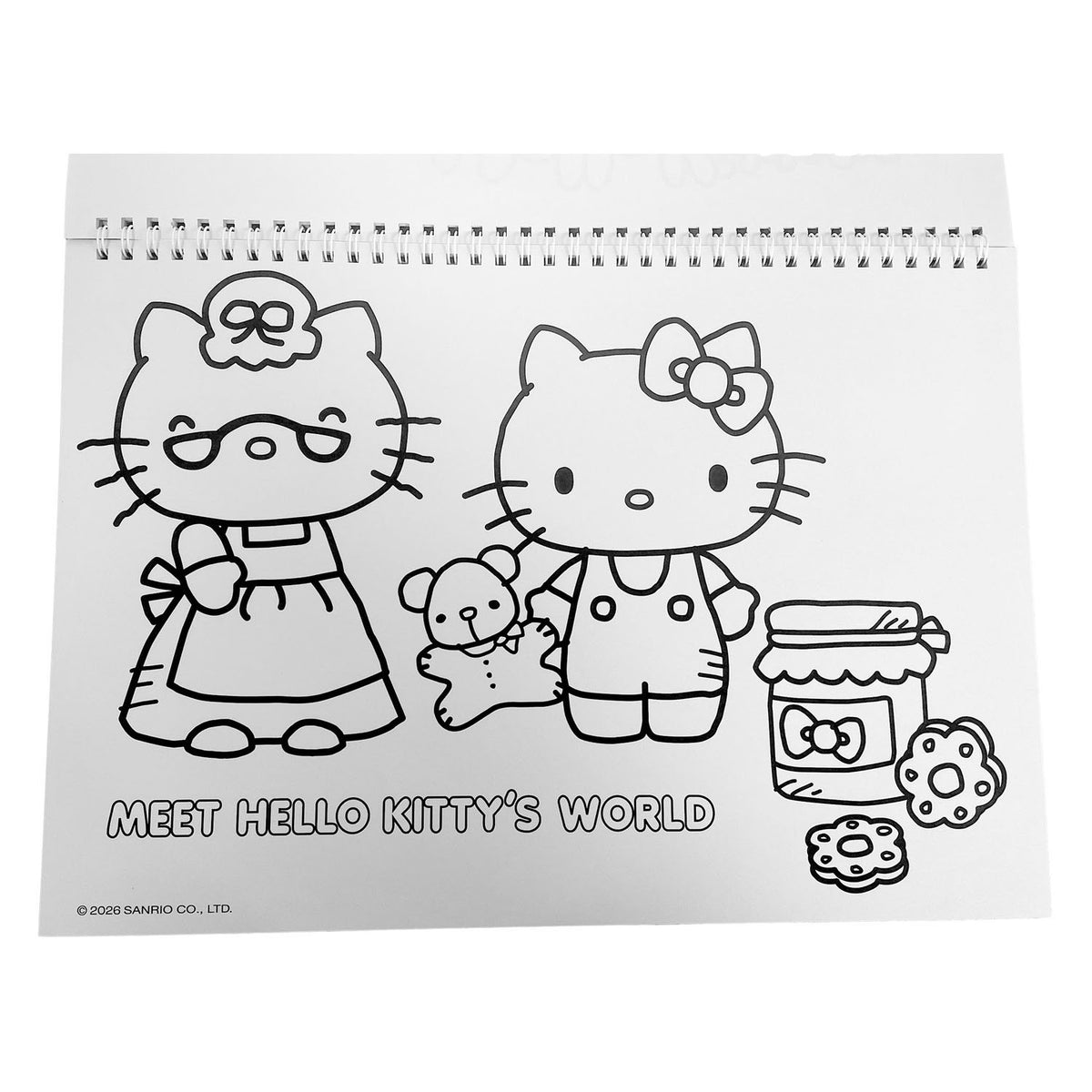 Ty hello kit schetsboek a4 spiraal - 40 vellen met stickers