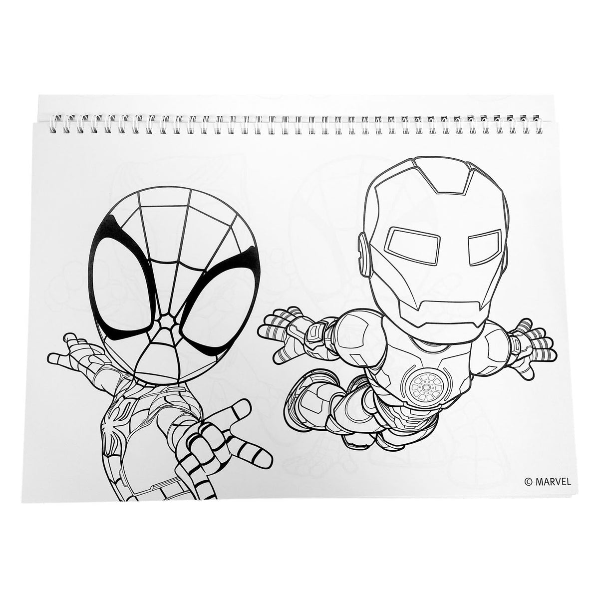 Spidey schetsboek a4 spiraal - 40 vellen met stickers