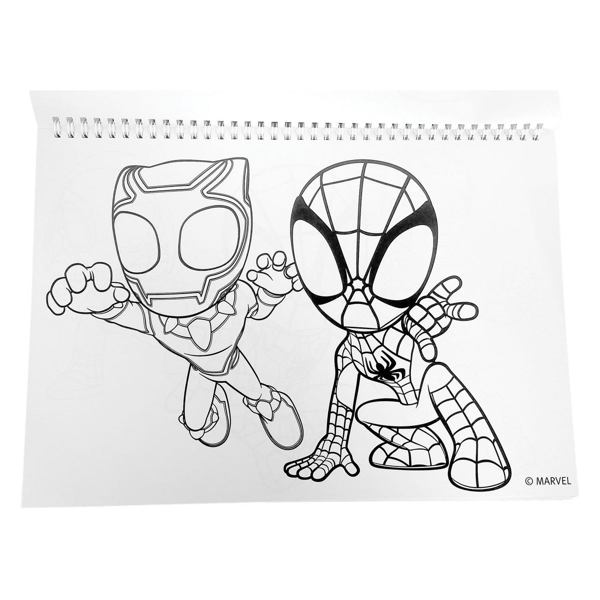 Spidey schetsboek a4 spiraal - 40 vellen met stickers