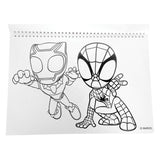 Spidey schetsboek a4 spiraal - 40 vellen met stickers