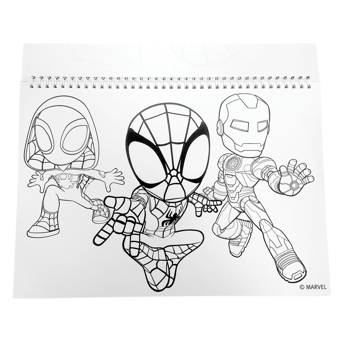 Spidey schetsboek a4 spiraal - 40 vellen met stickers