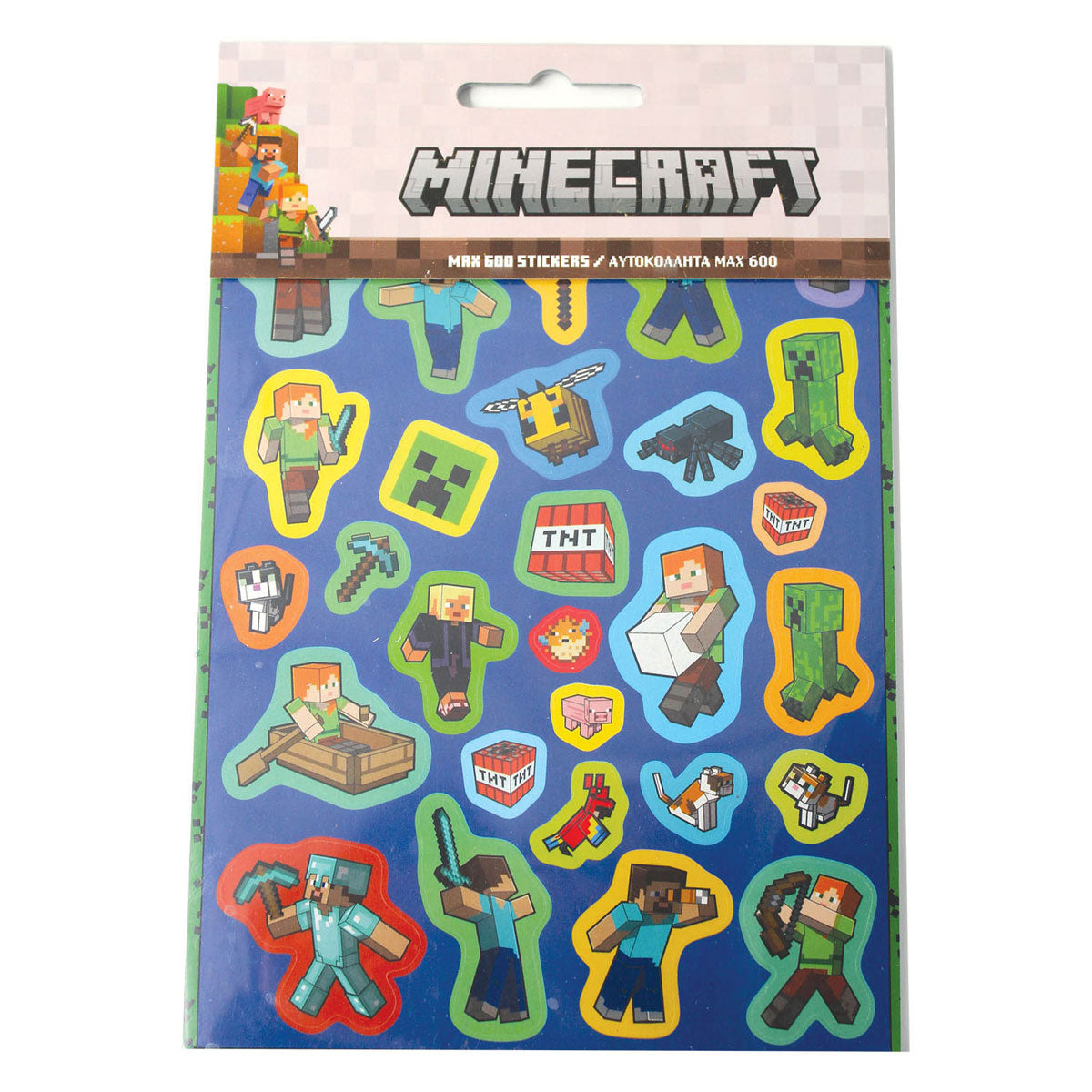Książka z naklejkami Minecraft - 600 naklejek