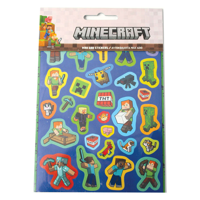 Książka z naklejkami Minecraft - 600 naklejek