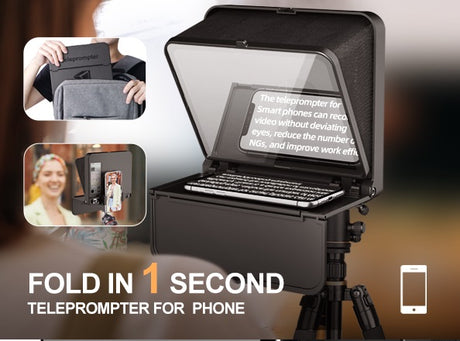 Teleprompter do smartfona Lensgo tcs7s 8,5 cala