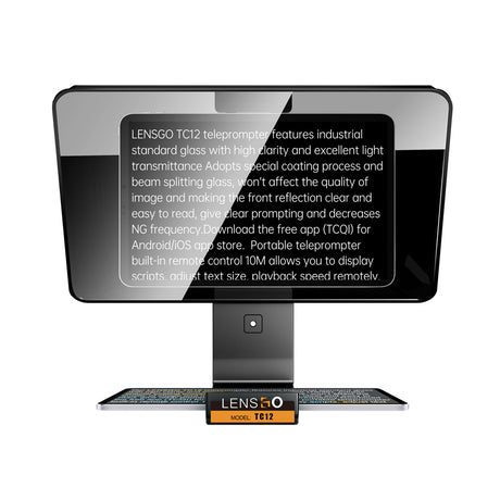 Teleprompter Lensgo z autocue tc12