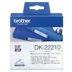 Taśma listowa Brother dk22210 29mm x 30500mm biała
