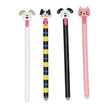 Wymazywalny długopis żelowy Happy Life Pets