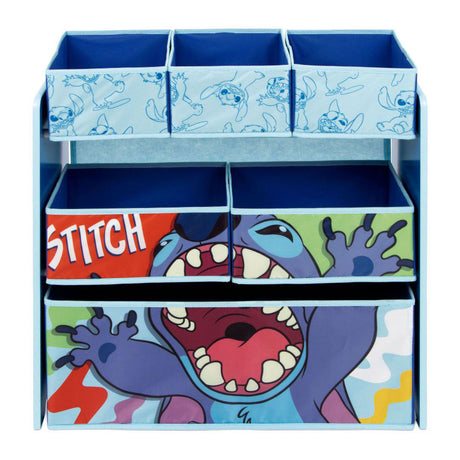 Drewniany organizer z 6 szufladami