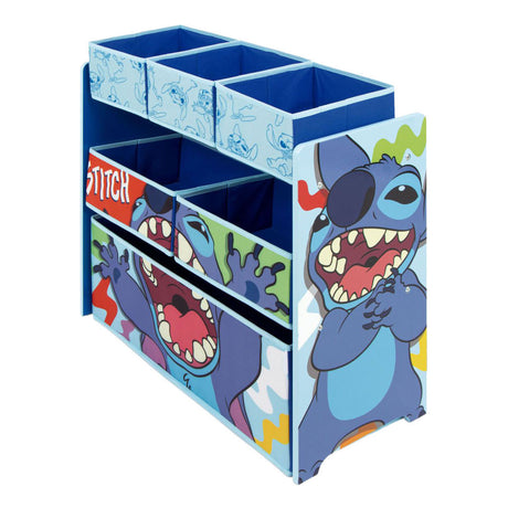 Drewniany organizer z 6 szufladami