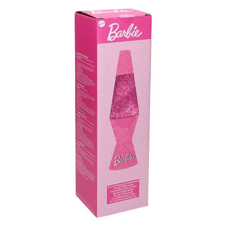 Matowa, brokatowa lampa lawowa Barbie - 36cm