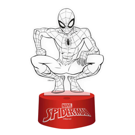 Lampka 3D sterowana pilotem Spiderman