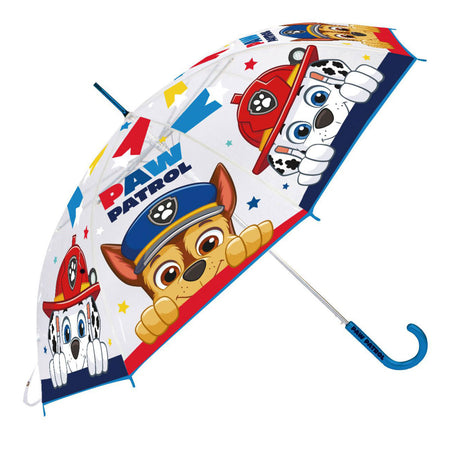 Przezroczysty parasol Psi Patrol