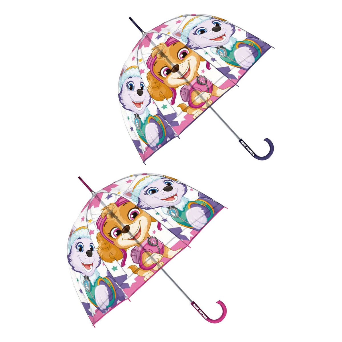 Przezroczysty parasol Psi Patrol