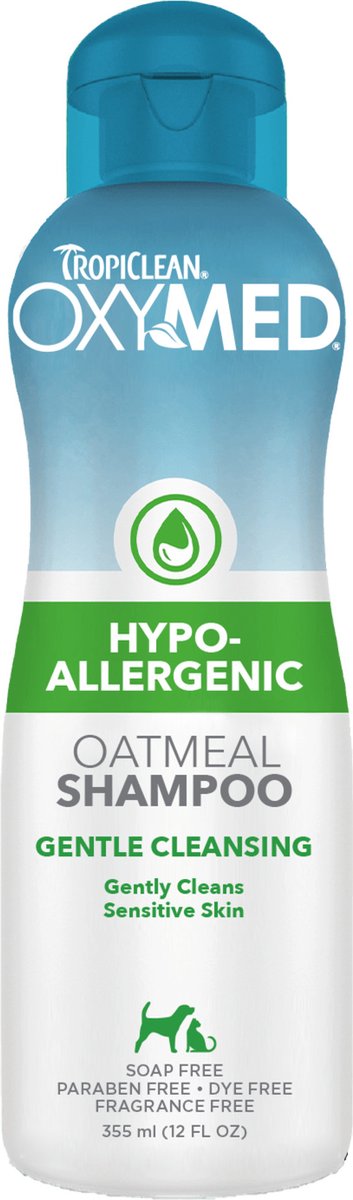 Tropiclean oxy-med - hipoalergiczny szampon dla psów - 355 ml