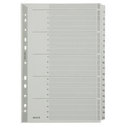 Zakładki numeryczne leitz mylar 4326 szary bopet