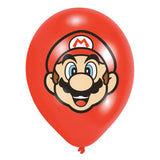 Super Mario Super Mario LaTex Balloons, 6st.