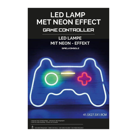 Kontroler do gier z lampą neonową