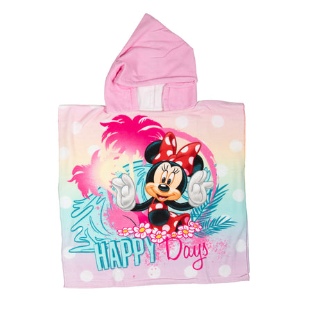 Ręcznik poncho z myszką Minnie Disney 55x110cm