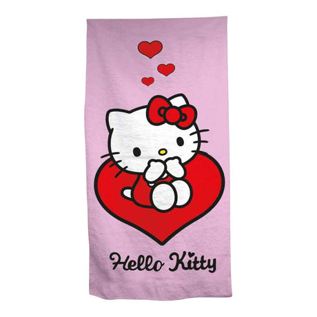 Ty hello kit ręcznik plażowy serce - 70x140 cm