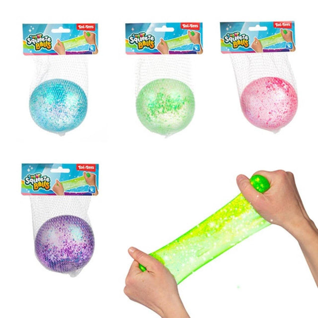 Toi-zabawki Zabawkowe zabawki do ściskania piłki Jumbo 9cm