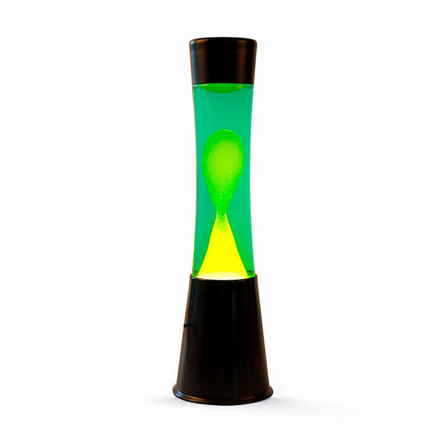 Itotal Lavalamp czarny zielony żółty, 40 cm