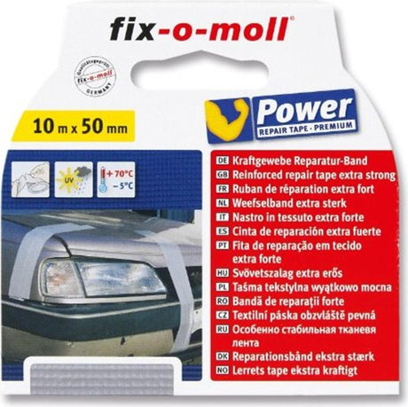 Taśma materiałowa Fix-o-moll szara 10mx50mm