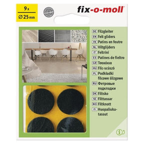 Szybowiec filcowy Fix-o-moll ø25mm brązowy