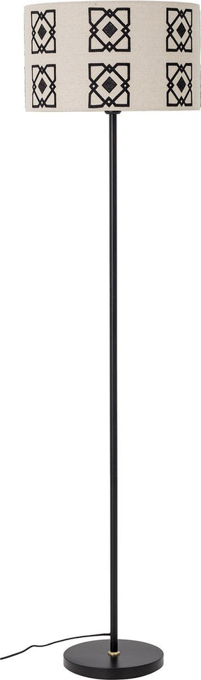Bloomingville – lampa podłogowa Selita – czarny – metal