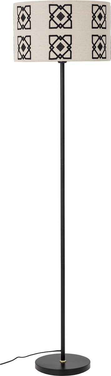 Bloomingville – lampa podłogowa Selita – czarny – metal