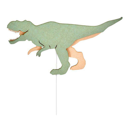 Z tjalle i jaspisu - kinkiet dinozaur t-rex - drewno